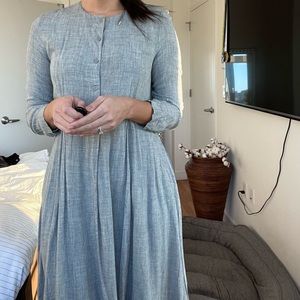 Grey Zara Midi Dress